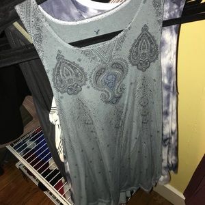 blue printed tank